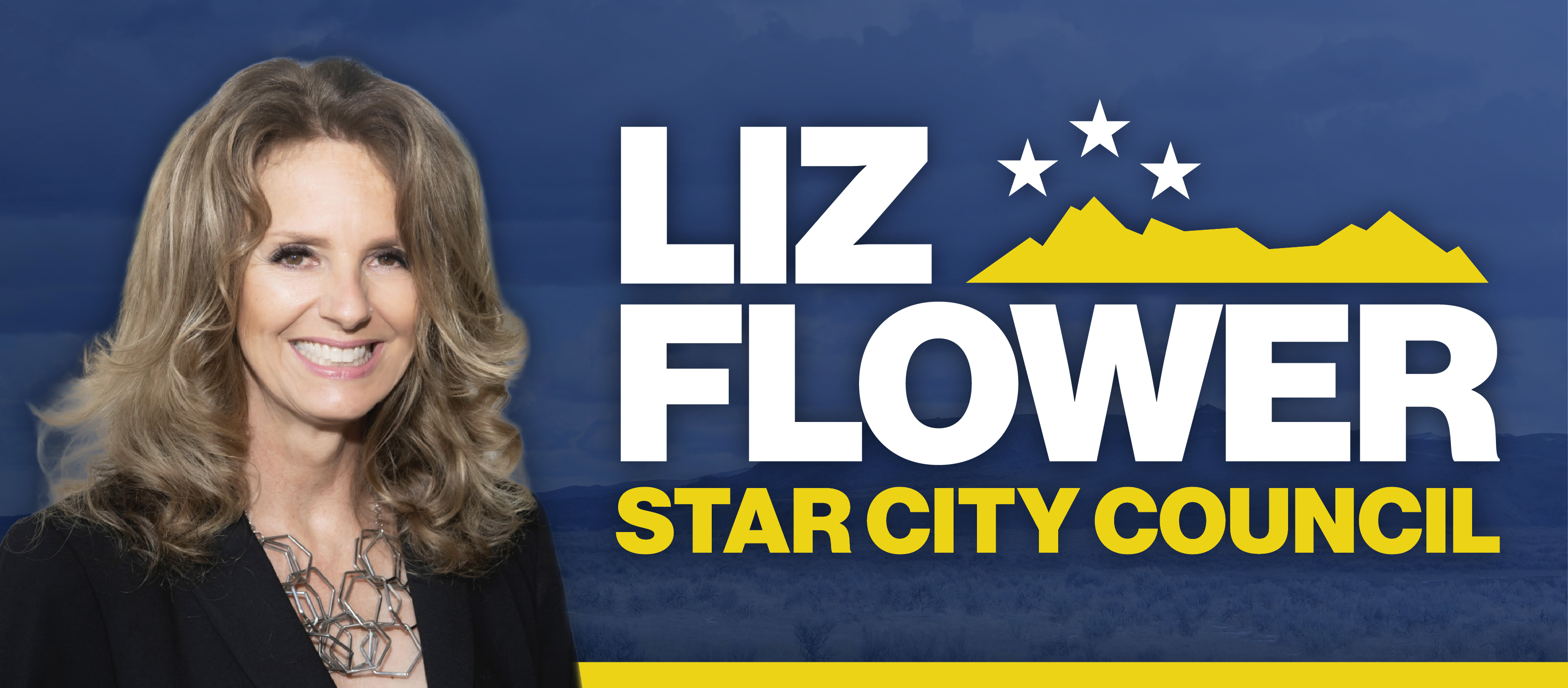 Liz Flower 4 Star City Council - Campaign Banner